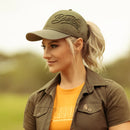 Boerboel Ladies Ponytail Cap Olive