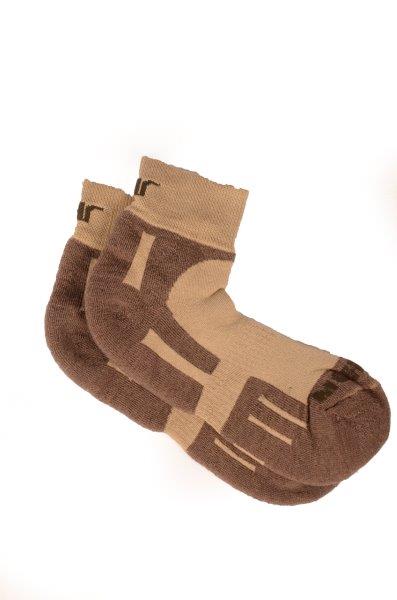 Cape Mohair 3822 Mohair/Bamboo Golfer Socks - Fawn/Beige