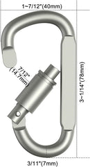 D-Ring Locking Carabiner