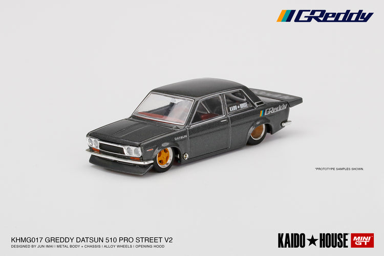 Datsun 510 Pro Street GREDDY Gun Metal Grey