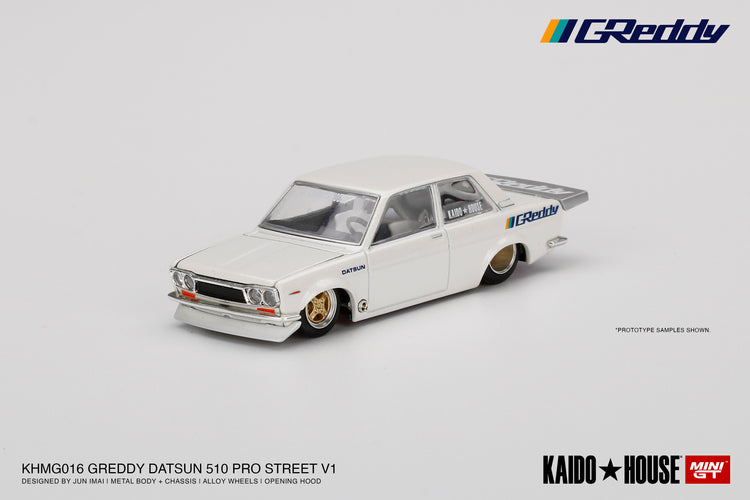 Datsun 510 Pro Street GREDDY Pearl White