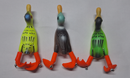 Duck-Shaped Fishing Lure - Top water Propeller Flipper, Soft PVC, 9.5cm - Ideal for Bass