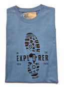 Myraki Mens Explorer Sky Blue T-Shirt
