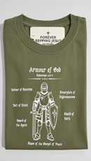 FRJ Kids Armour of God Olive T-Shirt