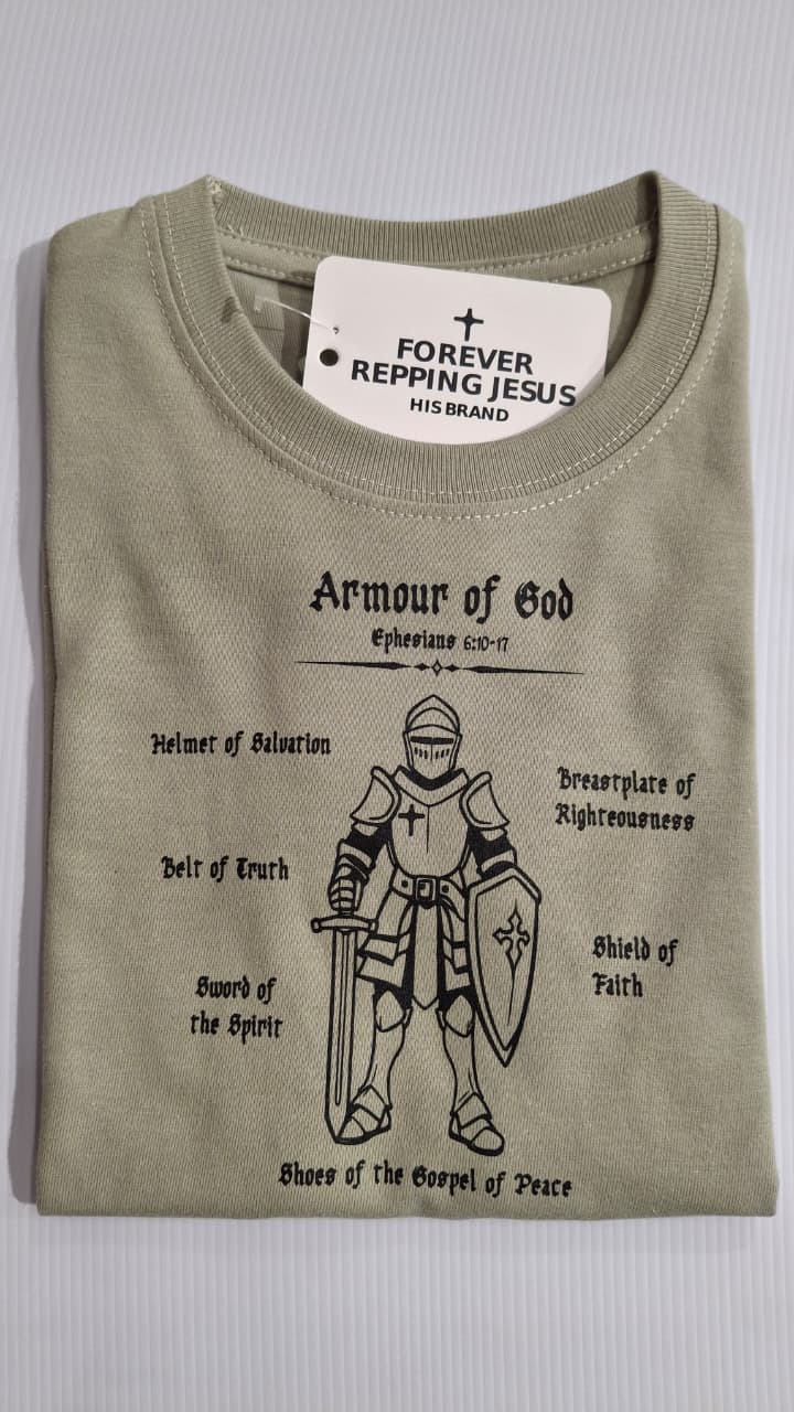 FRJ Kids Armour of God Stone T-Shirt