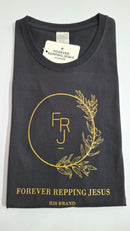 FRJ Ladies Forever Repping Jesus Black T-Shirt