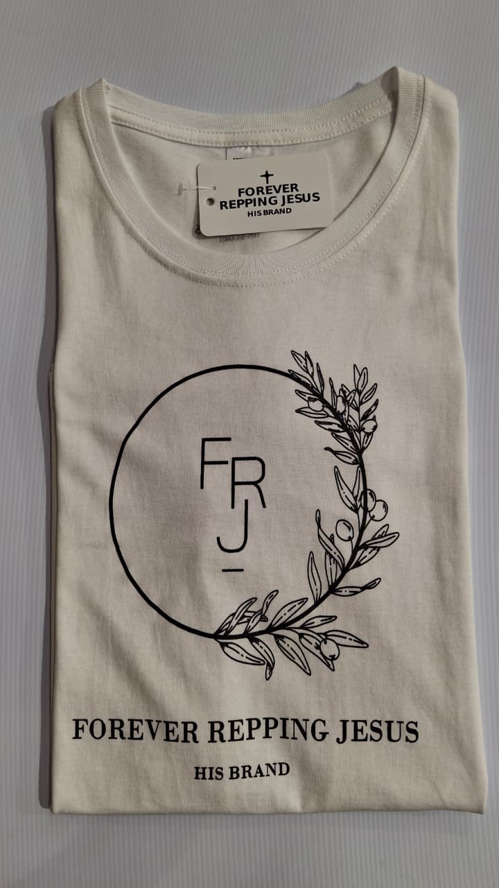 FRJ Ladies Forever Repping Jesus White T-Shirt