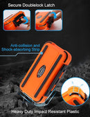 Waterproof Fishing Box M - Orange