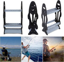 Fish Shaped Fishing Rod Holder Stand