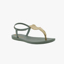 Ipanema Ladies Class Flora II Sandal Green Gold