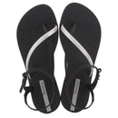 Ipanema Ladies Elegant Sandal Black Silver