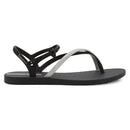 Ipanema Ladies Elegant Sandal Black Silver