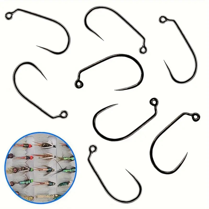 Kaida Black Nickel Super Sharp JIG Hooks
