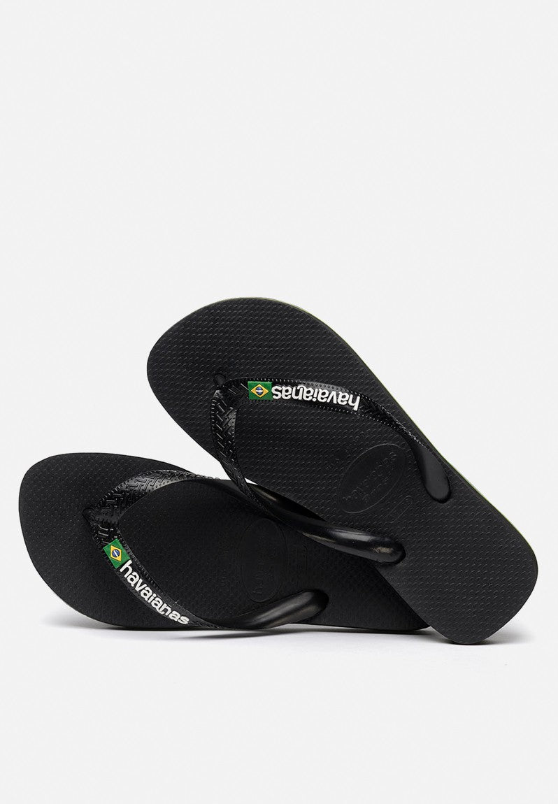 Havaianas Brazil Logo Black