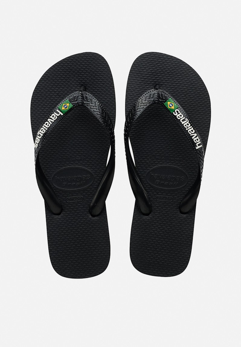 Havaianas Brazil Logo Black