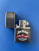 1995 Zippo limited edition "Jim Beam 200th Anniversary" midnight chrome lighter - Collectors Item