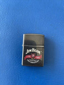 1995 Zippo limited edition "Jim Beam 200th Anniversary" midnight chrome lighter - Collectors Item
