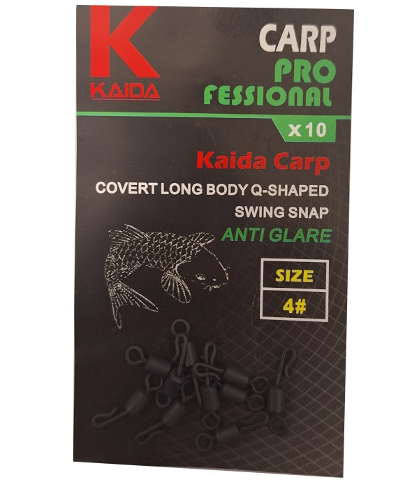 Kaida Carp Professional Covert Long Body Q-Shaped Swing Snap