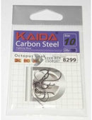 Kaida Carbon Steel Octopus Beak Fishing Hooks Size 10