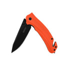 Kershaw Barricade Orange Black Oxide Blade Finish with Assisted Opening