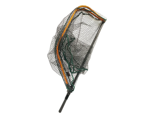 Kaida 65x55cm Rubberized Nylon Folding Fish Landing Net with 1.50m Telescopic Handle