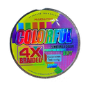 Kaida Colorful 4X Braided Fishing Line 300M 0.16mm 15.20Kg