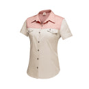 Boerboel Ladies S/S Kalahari Shirt – Stone & Blush Pink
