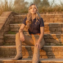 Boerboel Ladies S/S Kalahari Shirt Navy