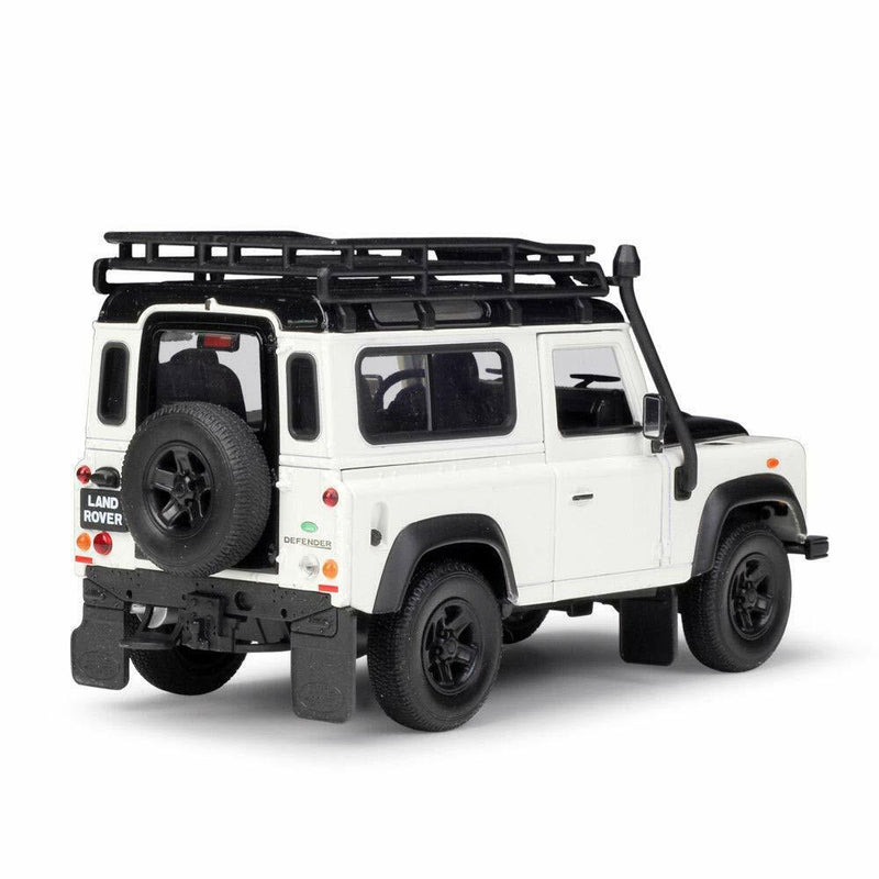 Welly Land Rover Defender Cream with Roof Rack Snorkel 1/24