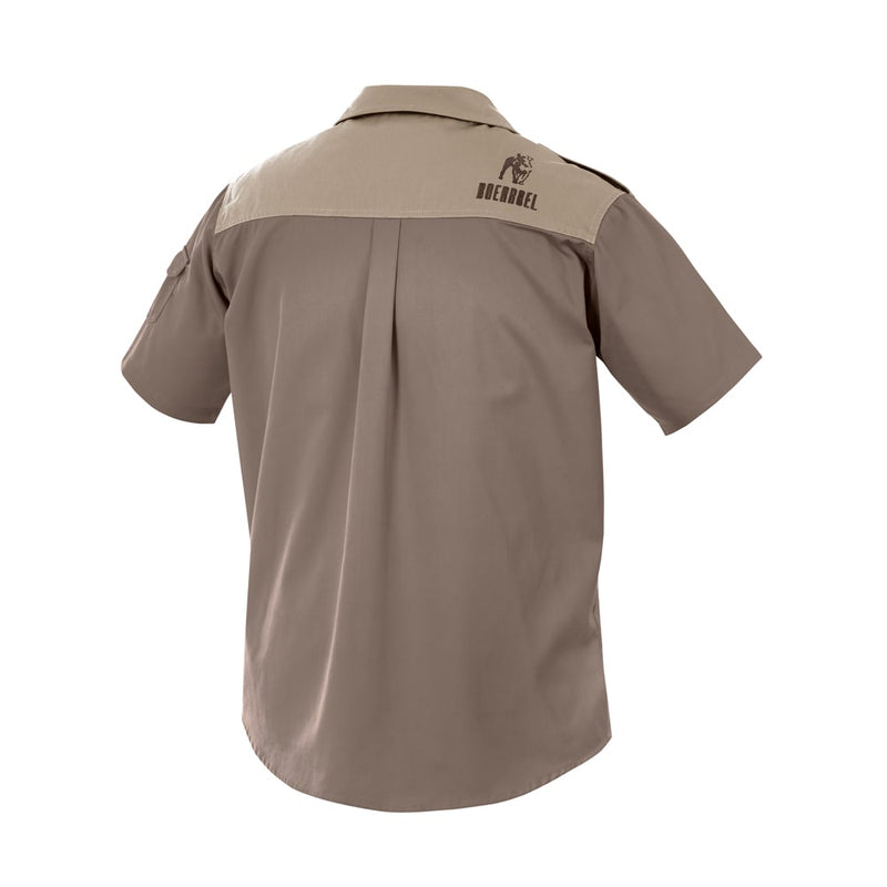 Boerboel Men’s Kalahari Shirt S/S – Bark & Putty