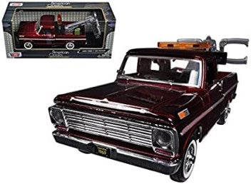 Ford F-150 Tow Truck Burgundy 1969 1/24