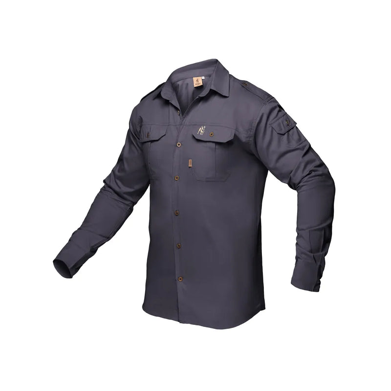 Boerboel Men’s Kalahari Shirt L/S – Charcoal