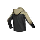 Boerboel  Mens Black & Olive Soft Shell Jacket