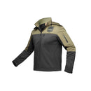 Boerboel  Mens Black & Olive Soft Shell Jacket