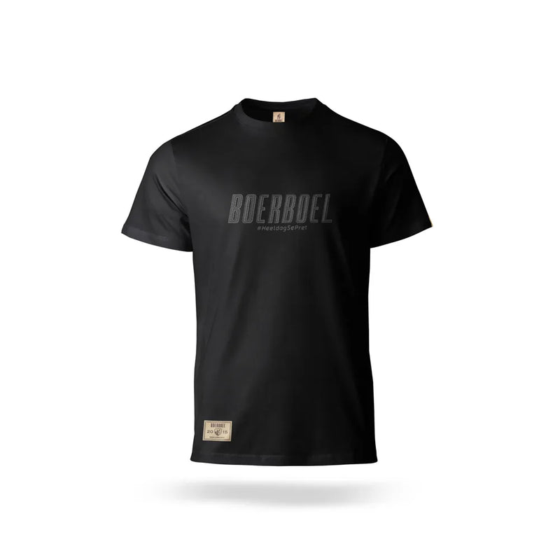 Boerboel Men’s T-Shirt – Rubber Print Black Tee