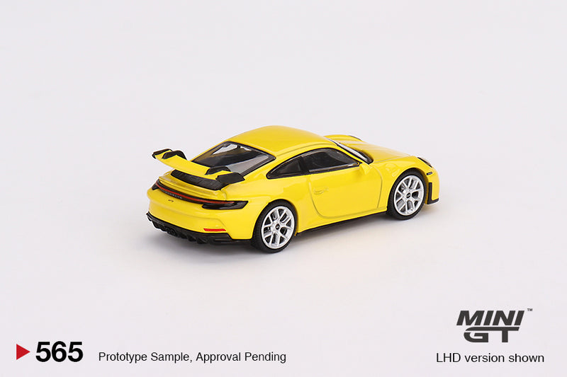 MiniGT Porsche 911-992-GT3 Racing Yellow