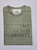 FRJ Mens My God is Almighty Olive T-Shirt