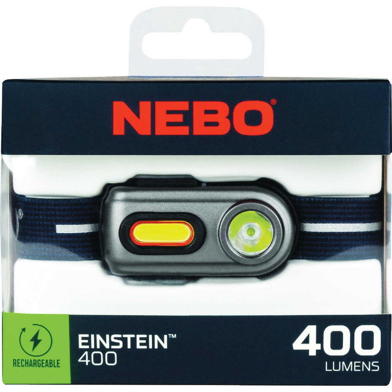 Nebo Einstein 400LM Rechargeable Headlamp Box