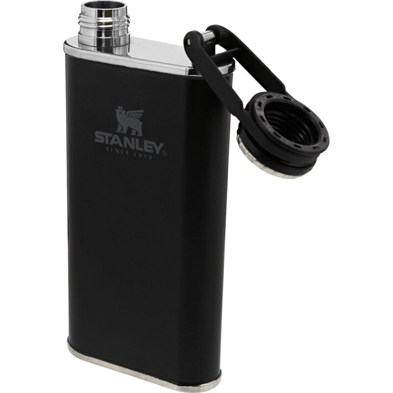 Stanley Easy Fill Wide Mouth Flask .23L / 8oz - Matte Black Pebble