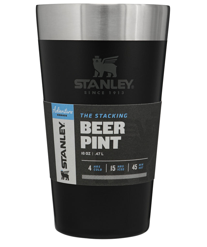 Stanley Stacking Beer Pint .47L / 16oz - Matte Black Pebble