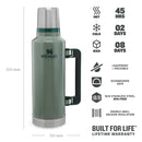Stanley Legendary Classic Bottle 1.9L / 2.0QT - Hammertone Green