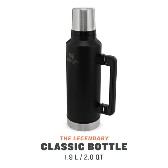 Stanley Legendary Classic Bottle 1.9L / 2.0QT - Matte Black Pebble