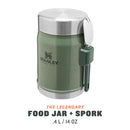 Stanley Legendary Food Jar + Spork .4L / 14oz - Hammertone Green