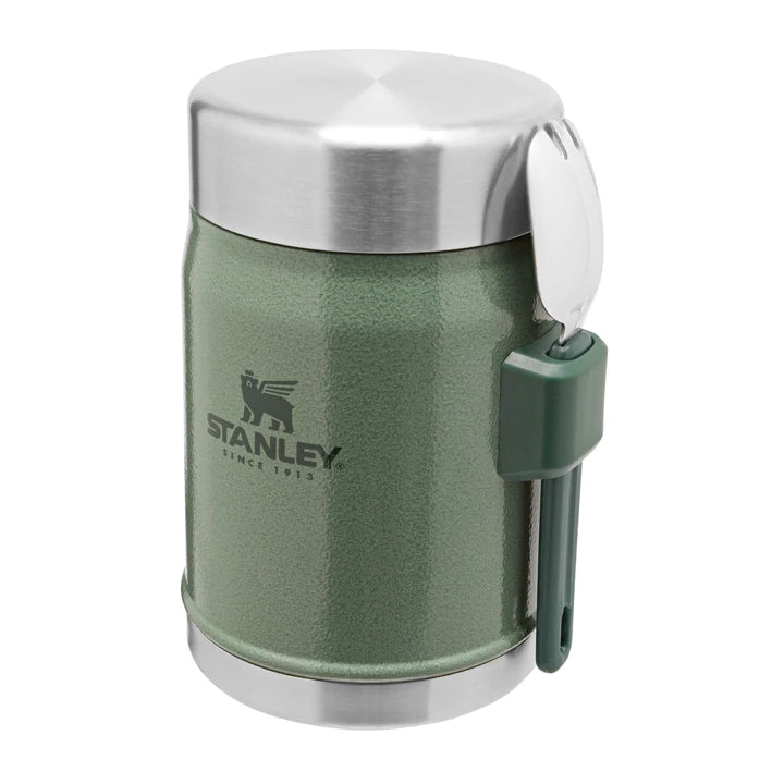 Stanley Legendary Food Jar + Spork .4L / 14oz - Hammertone Green