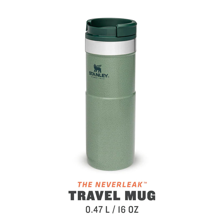 Stanley NeverLeak™ Travel Mug .47L / 16oz - Hammertone Green