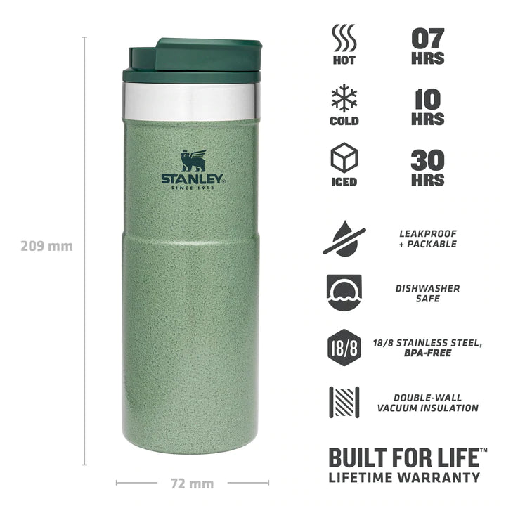 Stanley NeverLeak™ Travel Mug .47L / 16oz - Hammertone Green