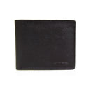 Bossi Print Small Billfold Wallet with Tab Inside - Black