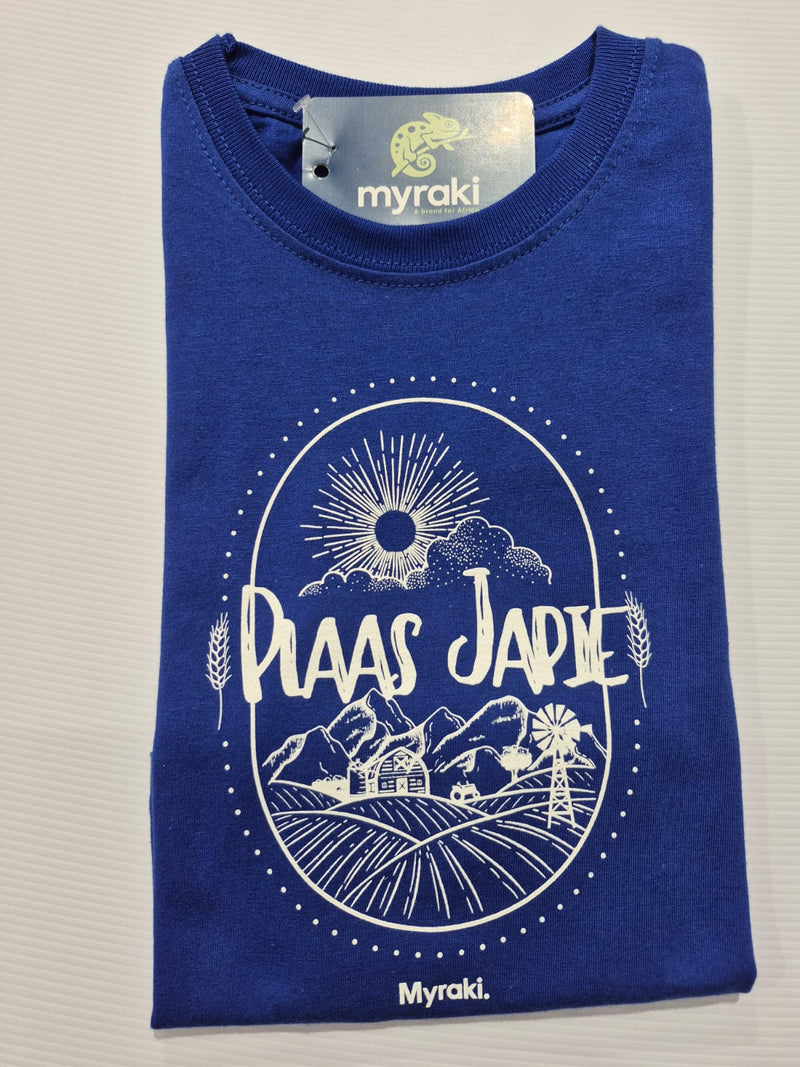 Myraki Boys Plaas Japie Royal Blue T-Shirt