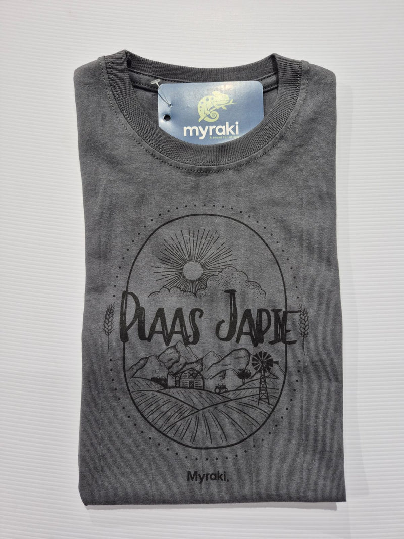 Myraki Boys Plaas Japie Charcoal T-Shirt
