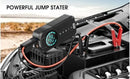 Portable Car Jump Starter, Air Compressor, Power Bank and Emergency Light